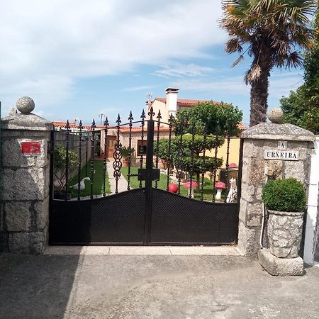 Casa Con Jardin En Primera Linea De Playa O Grove Exterior foto